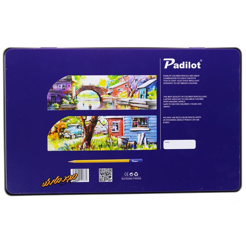 مداد رنگی پادیلات جعبه فلزی 36 (2)