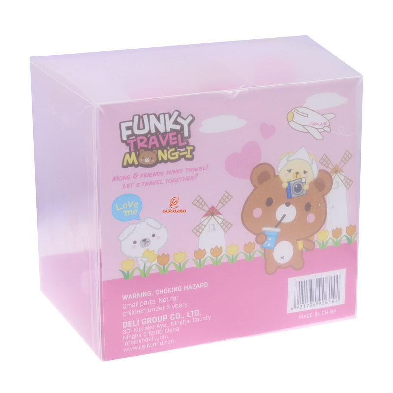 تراش رومیزی صورتی طرح قطار دلی DELI (3)