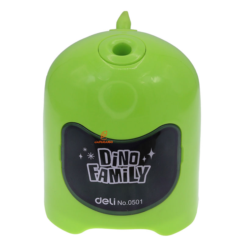 تراش رومیزی سبز طرح دایناسور دلی DELI