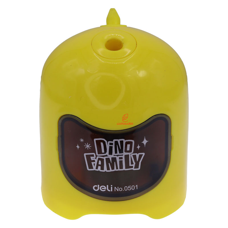 تراش رومیزی زرد طرح دایناسور دلی DELI