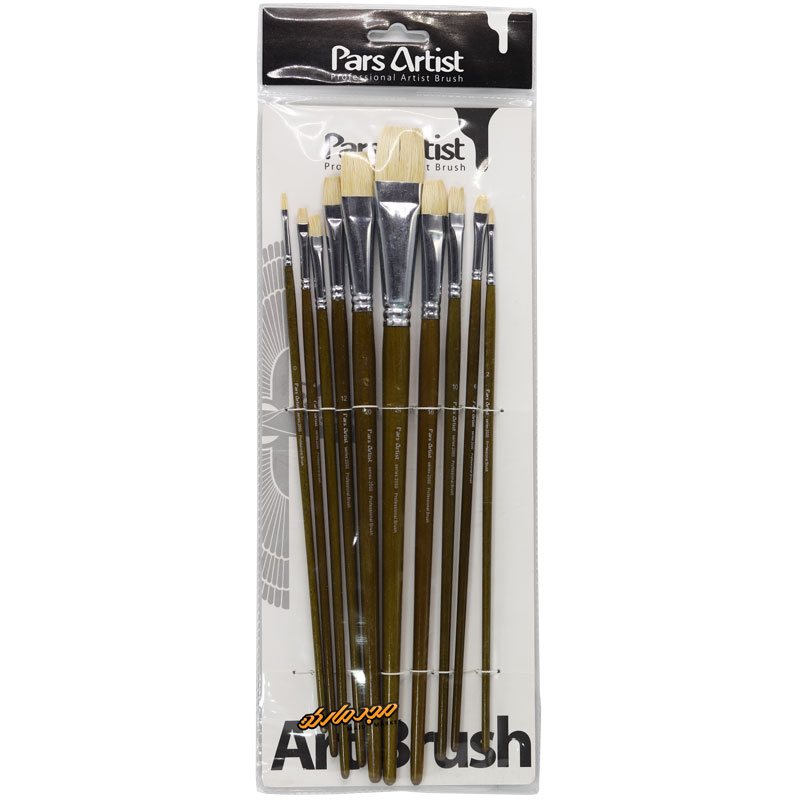 ست قلم مو تخت مو ریز طبیعی کد 2050 پارس آرتیست