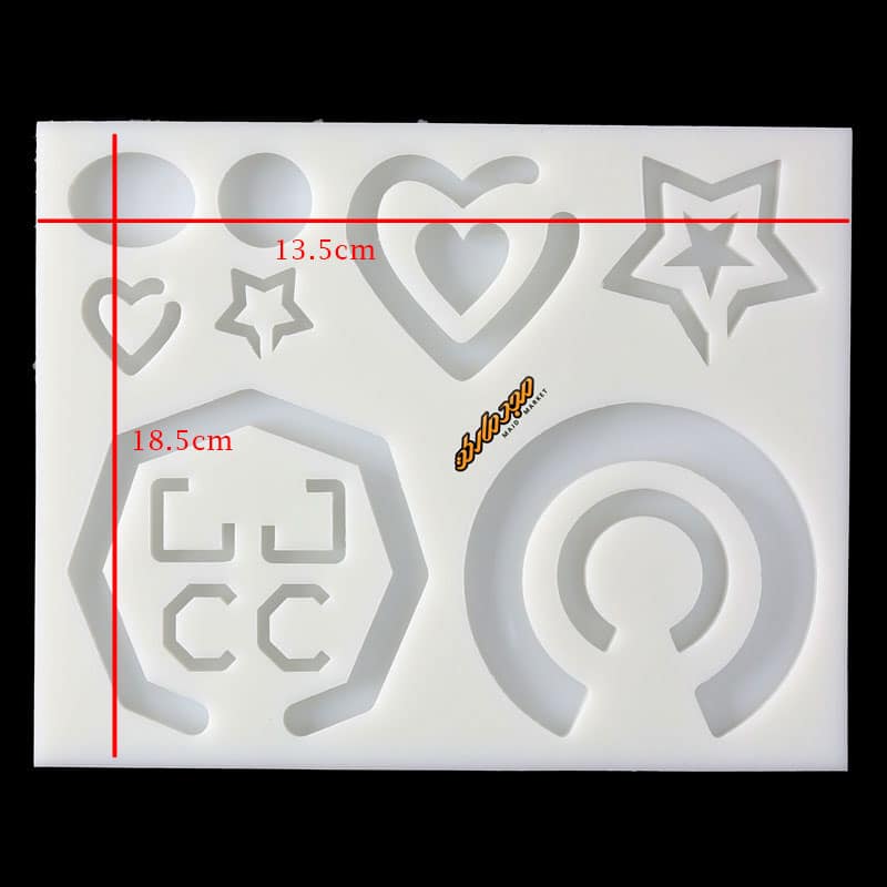 قالب سیلیکونی گوشواره حلقه ای سلنا