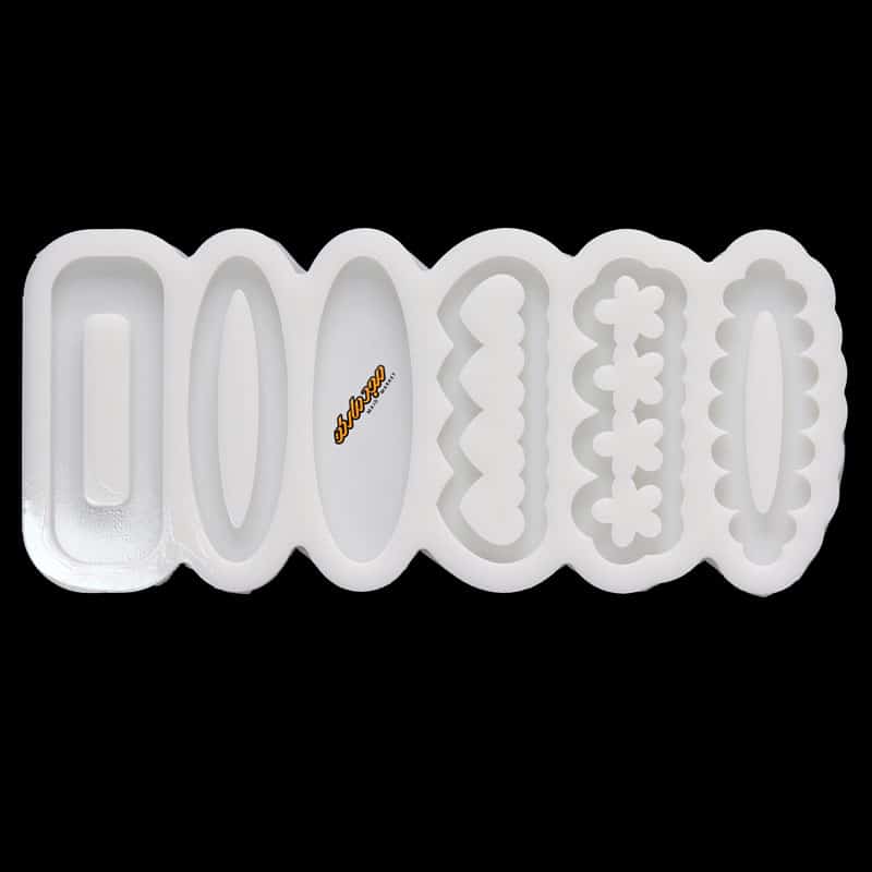 قالب سیلیکونی گیره طرح دار جور 102 سلنا