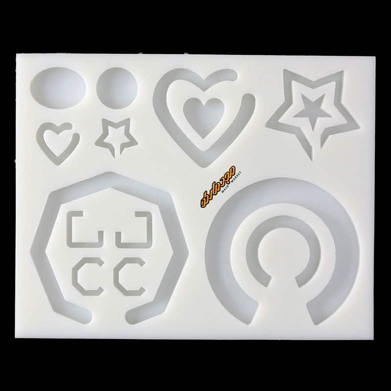 قالب سیلیکونی گوشواره حلقه ای سلنا