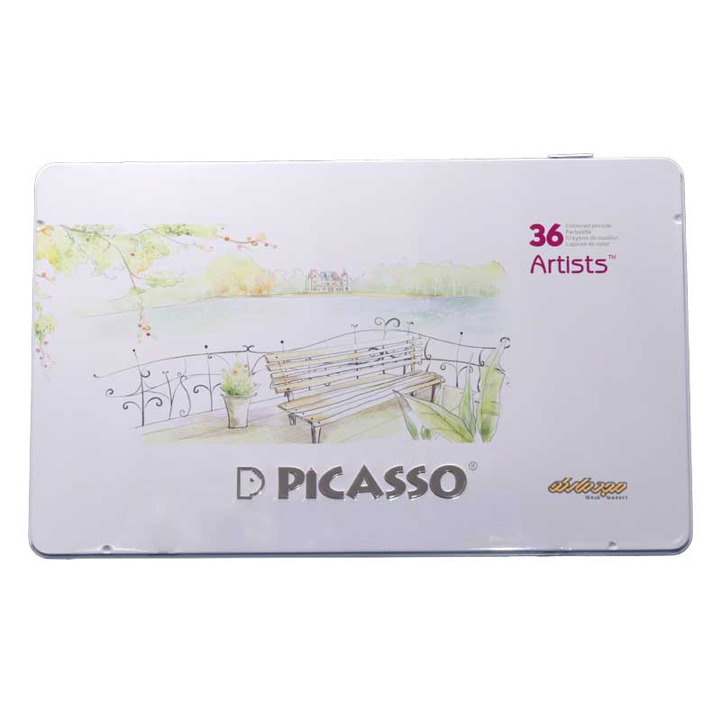 مداد رنگی 36 رنگ آرتیست طرح نیمکت پیکاسو