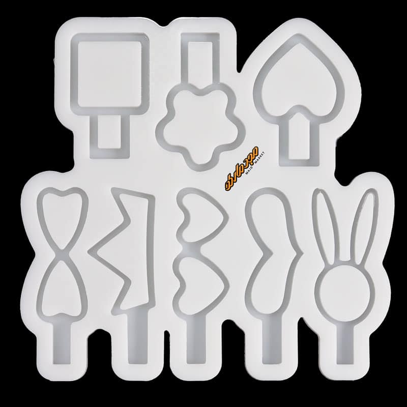 قالب سیلیکونی گیره طرح دار جور 104 سلنا