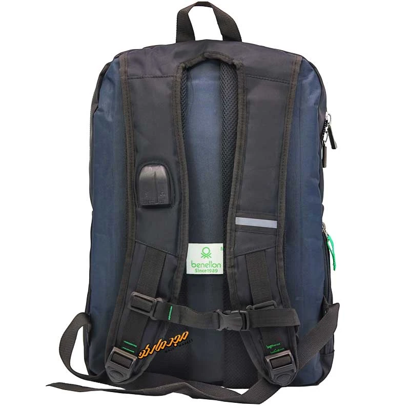 کوله پشتی کوچک مشکی بنتون benetton-1