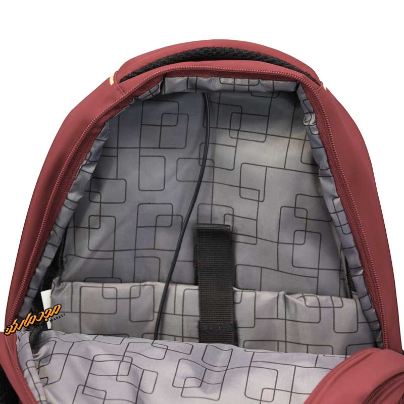 کوله پشتی کوچک زرشکی کمل camel-3