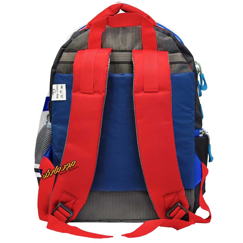 کوله پشتی قرمز طرح مک کوئین-2