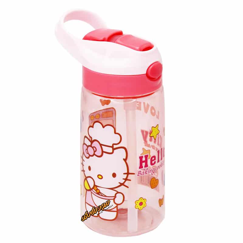 قمقمه 8839 طرح کیتی صورتی لیدر