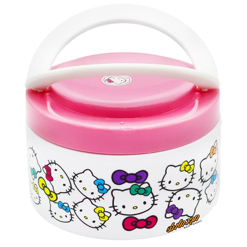 ظرف غذا 1 طبقه داخل استیل طرح کیتی 171-2