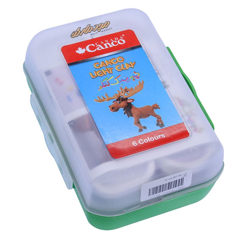 خمیر سبک 6 رنگ سبز کنکو