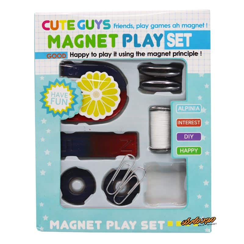 ست آبی آهنربا آموزشی