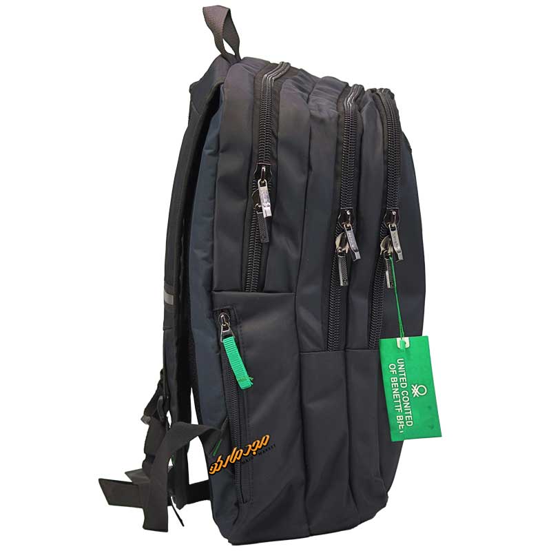 کوله پشتی کوچک مشکی بنتون benetton-2