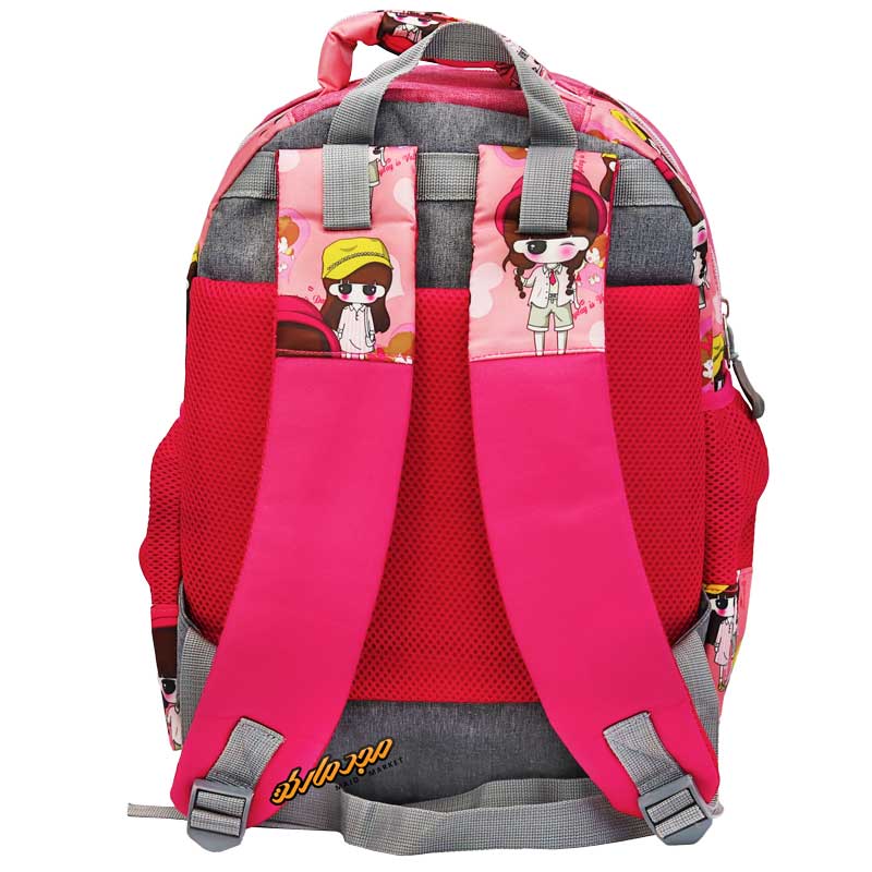 کوله پشتی صورتی طرح سوفی-1