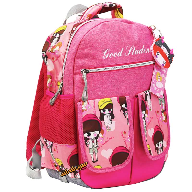 کوله پشتی صورتی طرح سوفی