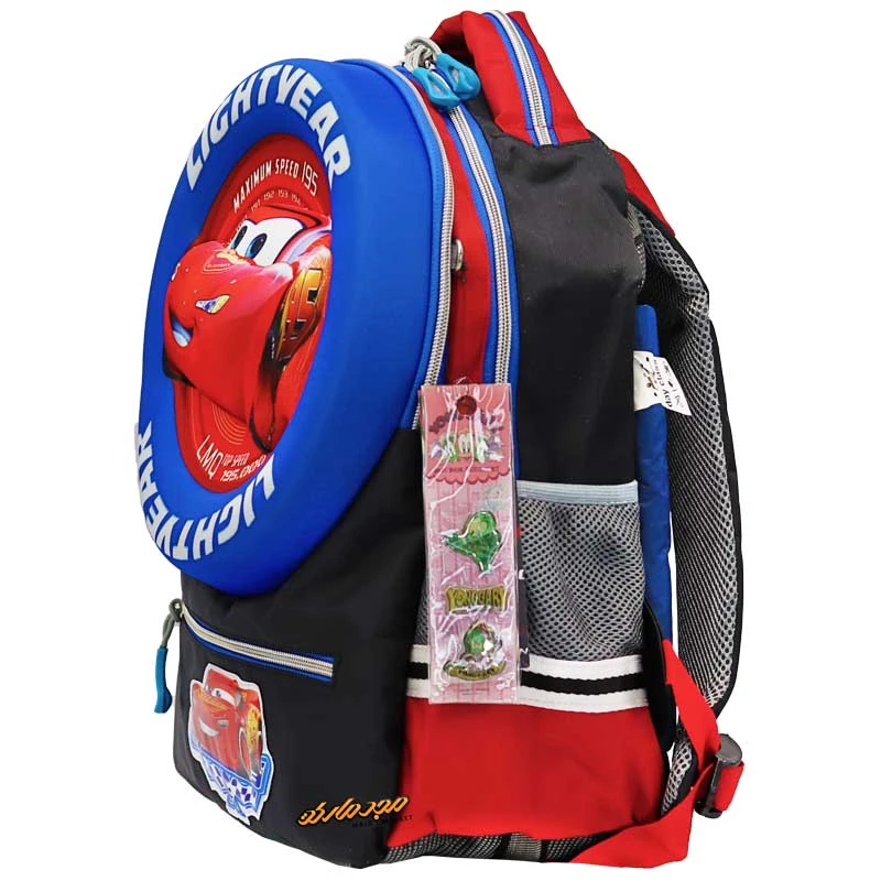کوله پشتی مشکی طرح مک کوئین-3