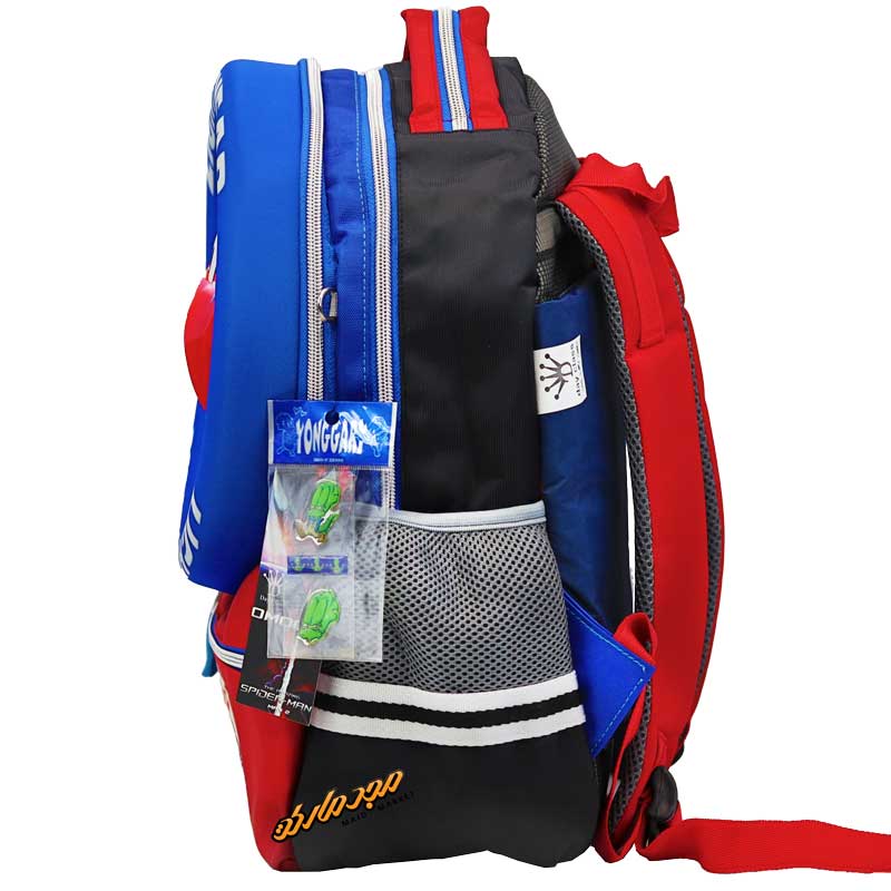 کوله پشتی قرمز طرح مک کوئین-3