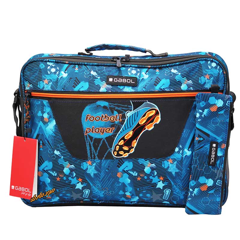 ست کیف دوشی و جامدادی تک زیپ گابل مدل 229559099 CLUB