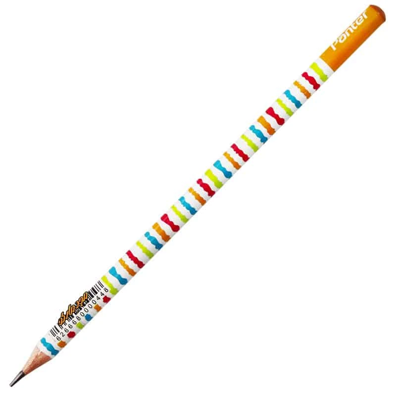 مداد مشکی طرح دار نارنجی سری ارت پنتر Panter-1