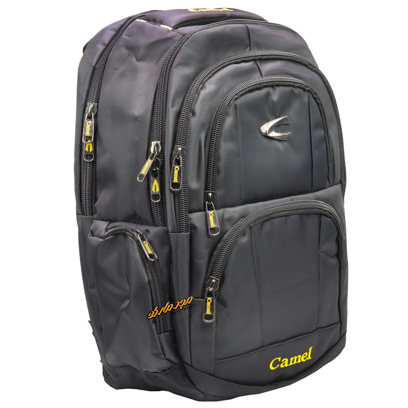 کوله پشتی متوسط مشکی کمل CAMEL