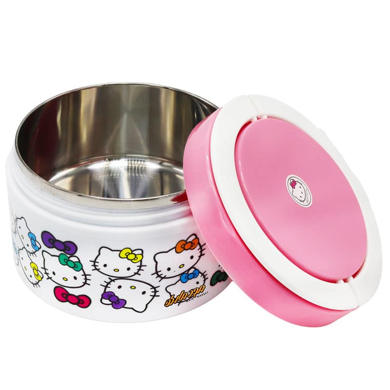 ظرف غذا 1 طبقه داخل استیل طرح کیتی 171-1