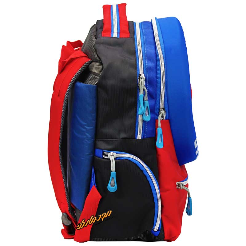 کوله پشتی قرمز طرح مک کوئین-1