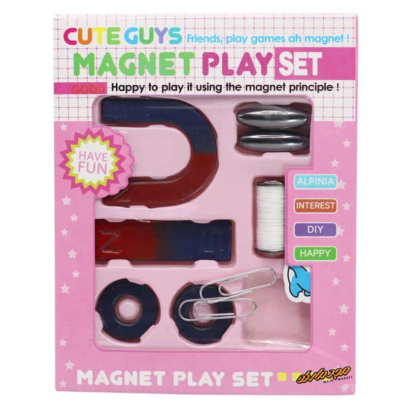 ست صورتی آهنربا آموزشی