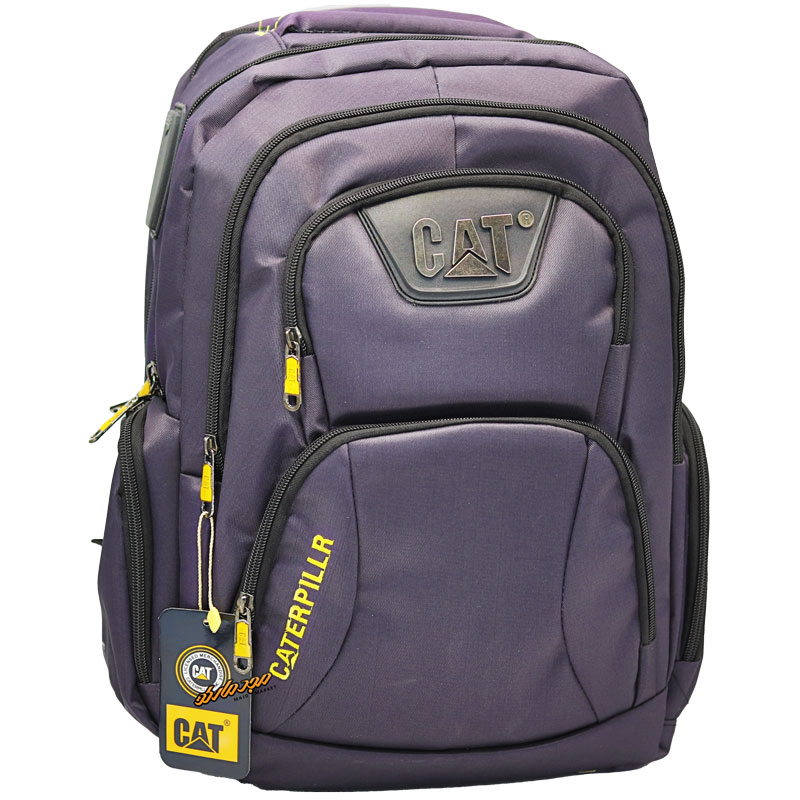 کوله پشتی کاترپیلار بادمجانی کد 2