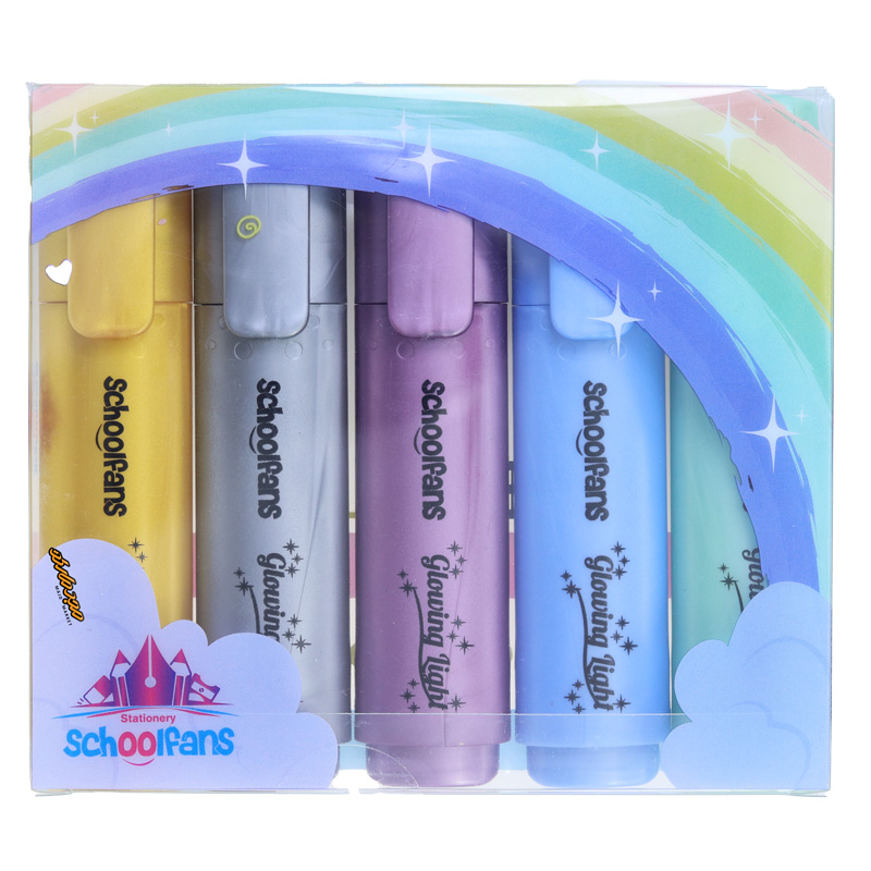 ماژیک علامت گذار 5 رنگ متالیک اسکول فنس 92316