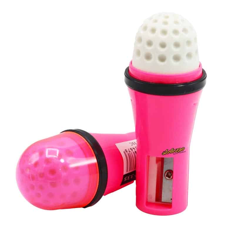 تراش مخزن دار طرح میکروفون صورتی ریکو 335