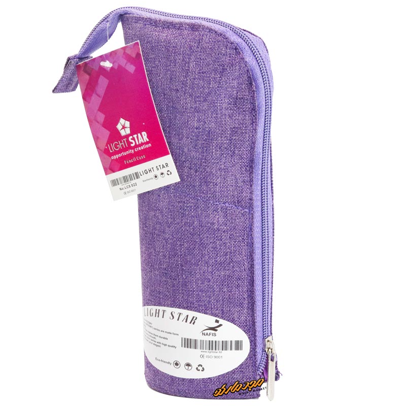 جامدادی 012 تک زیپ بنفش لایت استار