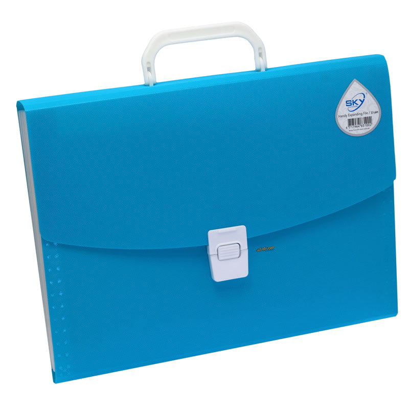 کیف فایلی 12 خانه آبی اسکای