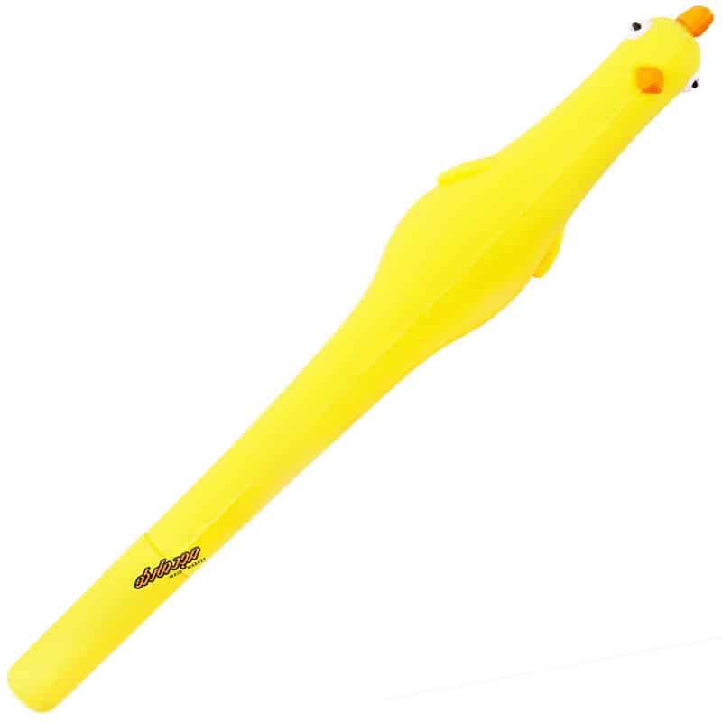 روان نویس فانتزی زرد طرح مرغ کد 7215