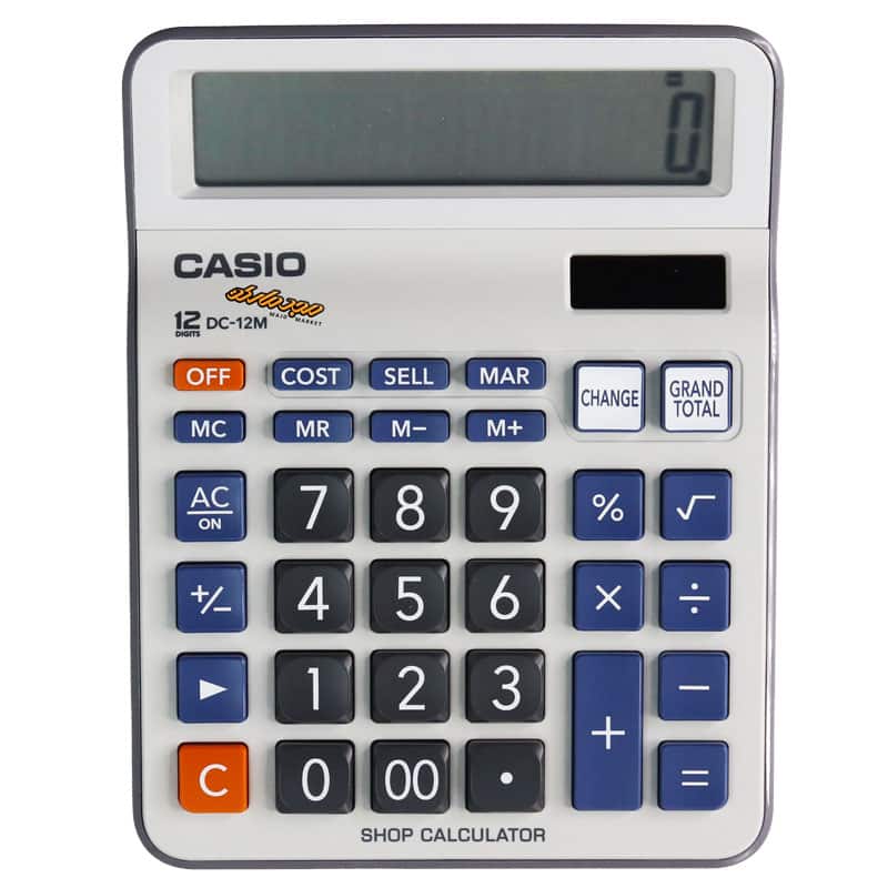 ماشین حساب رومیزی 12 رقم کاسیو مدل DC12M