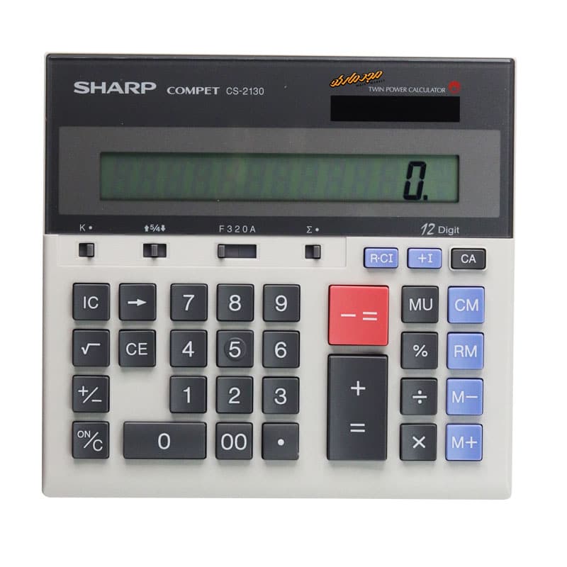 ماشین حساب رومیزی 12 رقم شارپ مدل CS2130