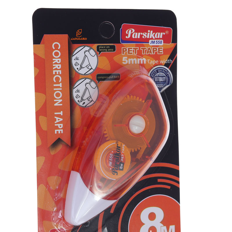 لاک غلط گیر نواری 8 متری قاب نارنجی پارسی کار 558 (1)