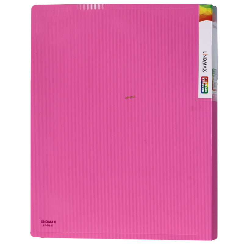 کلربوک 40 برگ صورتی لینومکس DL41