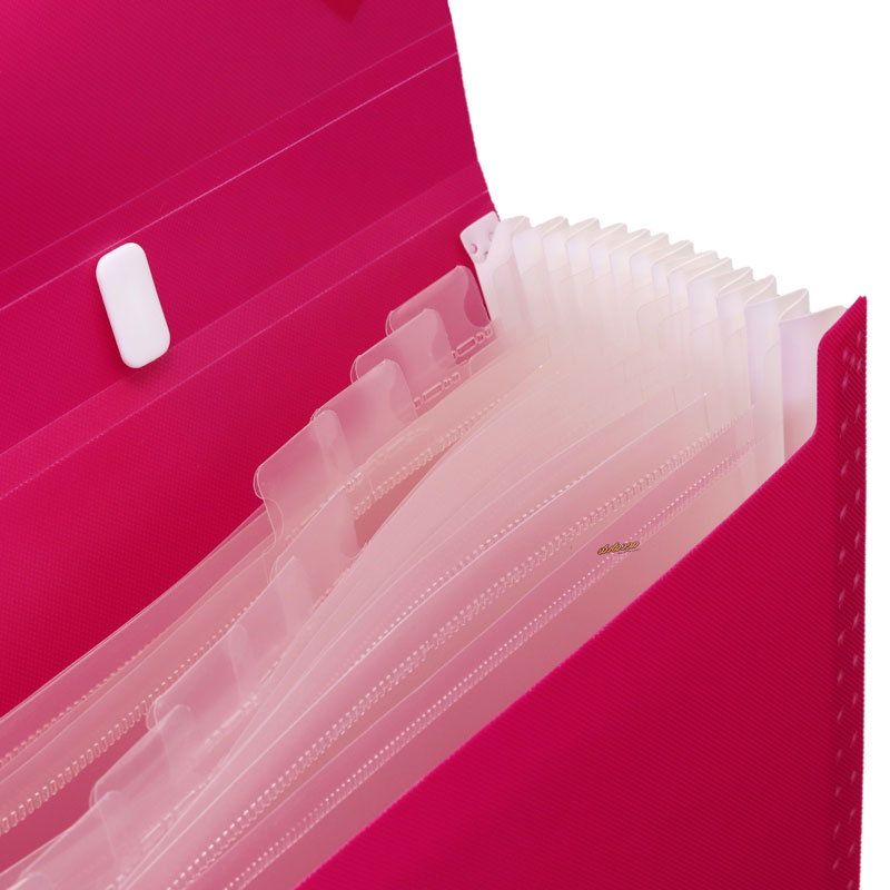 کیف فایلی 12 خانه صورتی اسکای (2)