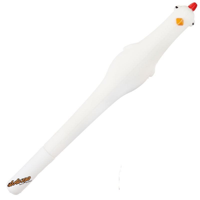 روان نویس فانتزی سفید طرح مرغ کد 7215