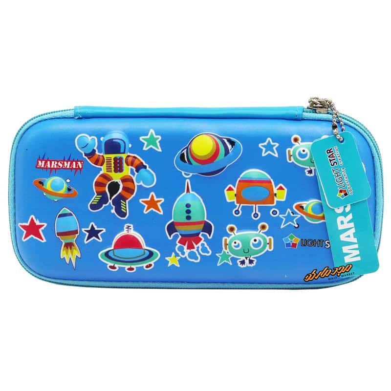 جامدادی 1-301 آبی طرح فضانوردی لایت استار