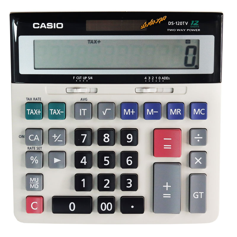 ماشین حساب رومیزی 12 رقم کاسیو مدل DS 120TV