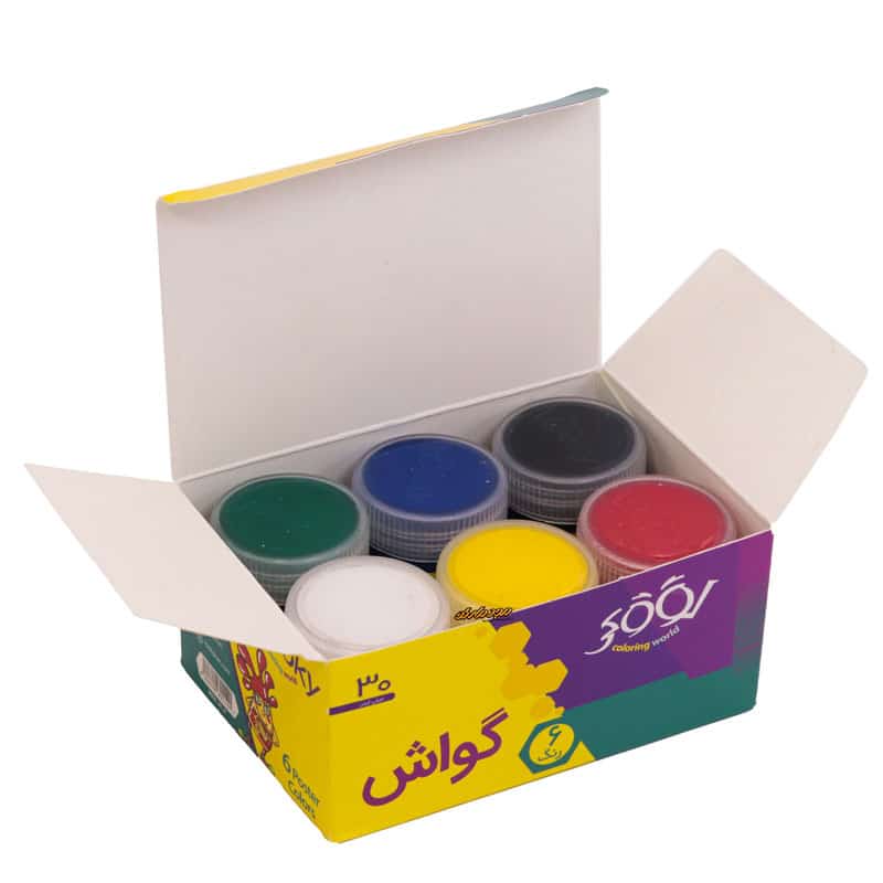 گواش 6 رنگ لوکی 8606 (2)