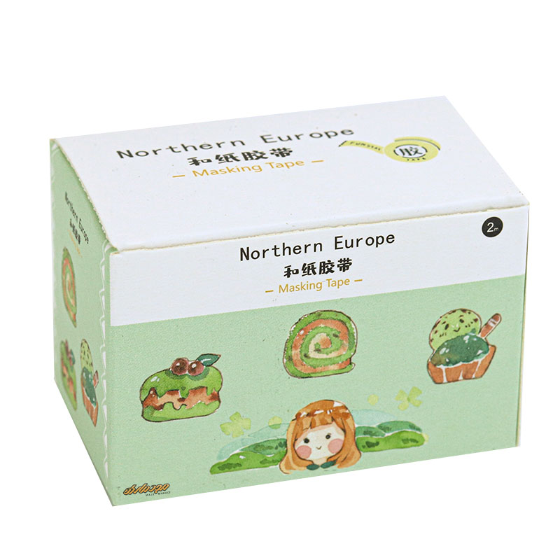 چسب نواری طرح دار سبز 1502 (1)