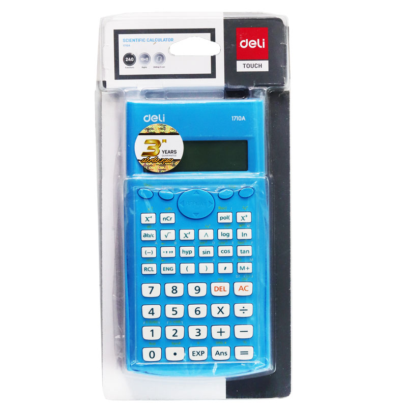 ماشین حساب مهندسی آبی دلی مدل 1710A