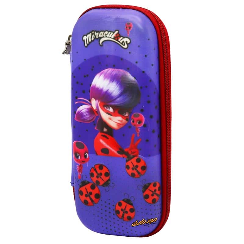 جامدادی 201 سرمه ای طرح دختر کفش دوزکی لایت استار