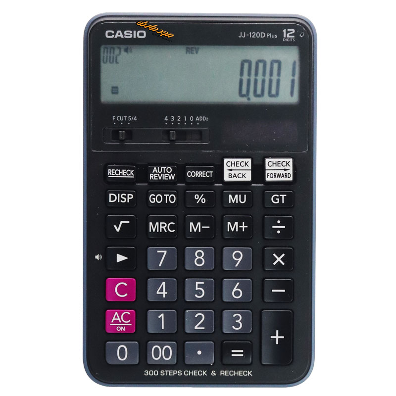 ماشین حساب رومیزی 12 رقم کاسیو مدل JJ120D PLUS