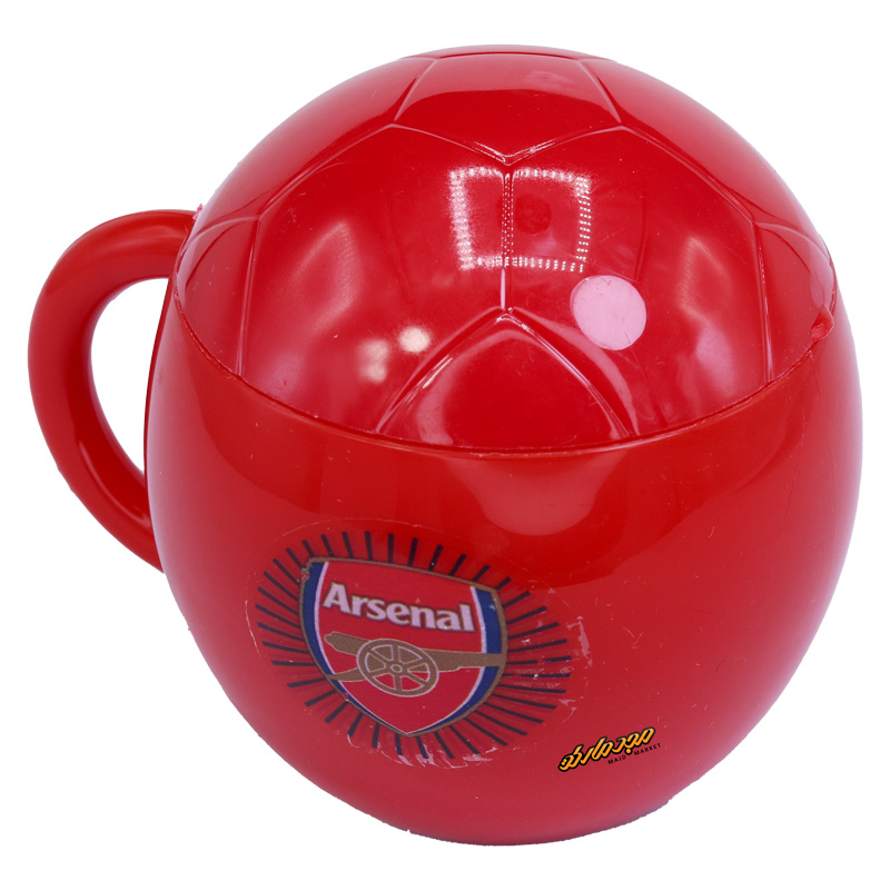 لیوان قرمز طرح آرسنال Home&School (2)