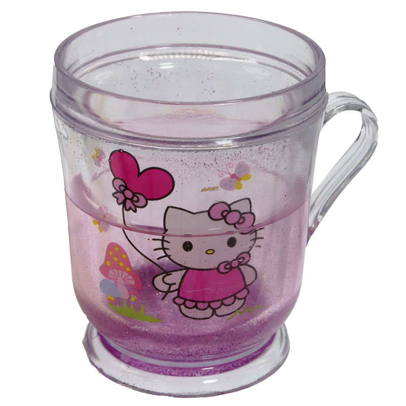 لیوان آکواریومی طرح کیتی و قلب Home&School