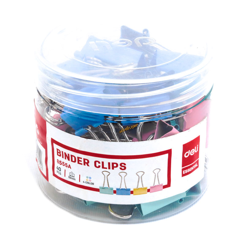 گیره دوبل 19 رنگی 8555 دلی DELI